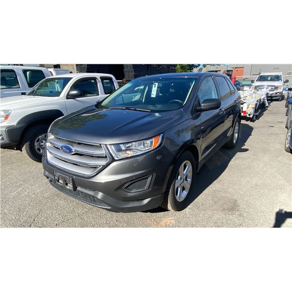 2017 FORD EDGE ECOBOOST AWD, 4DRSW, GREY, VIN 2FMPK4G99HBC50122,