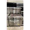 Image 1 : EFI 6 BURNER STAINLESS STEEL NATURAL GAS COMMERCIAL OVEN WITH BACKSPLASH SHELF