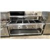 Image 1 : VOLLRATH SERVEWELL 5 STATION STAINLESS STEEL ELECTRIC COMMERCIAL STEAM TABLE WITH SNEEZE GUARD