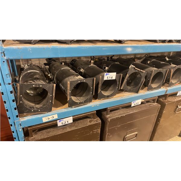 5 COLORTRAN ADJUSTABLE PROFESSIONAL STAGE LIGHTS WITH C-CLAMPS