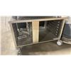 Image 4 : RATIONAL SCC 62 STAINLESS STEEL COMMERCIAL ELECTRIC COMBI OVEN ON STAINLESS STEEL MOBILE EQUIPMENT