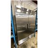 Image 1 : TRUE T-49 STAINLESS STEEL COMMERCIAL 2 DOOR MOBILE ELECTRIC REACH-IN COOLER WITH RACKS