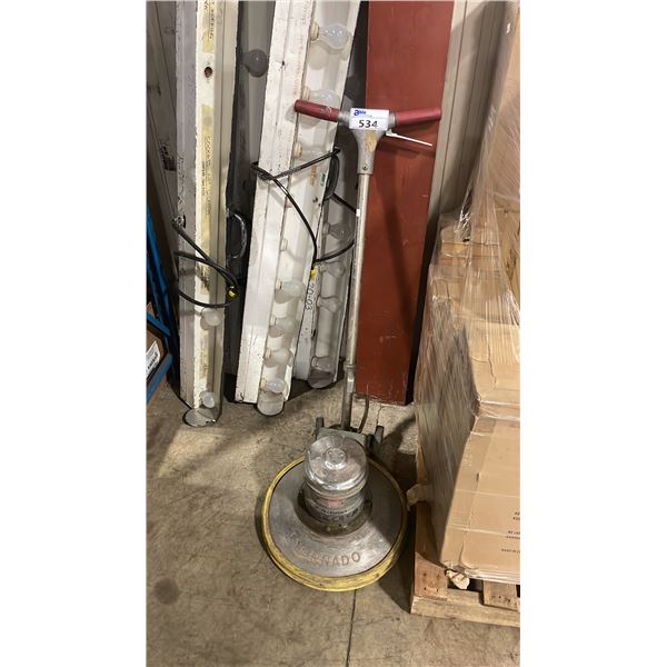 GENERAL ELECTRIC 7GG128Y1 TORNADO COMMERCIAL ELECTRIC FLOOR BUFFER