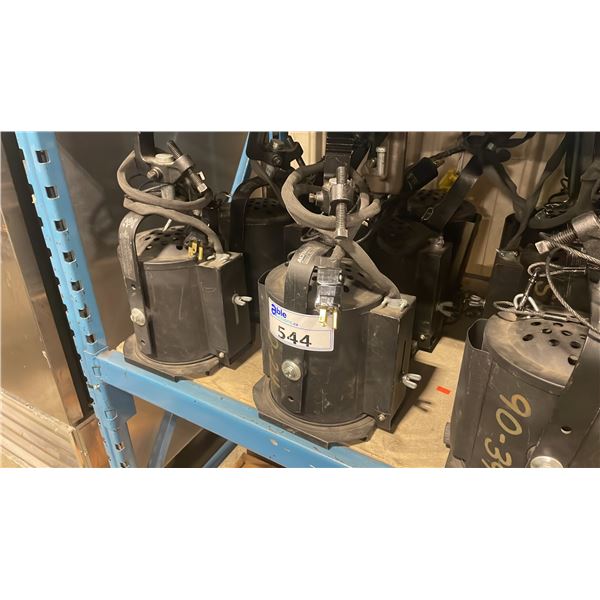 6 ALTMAN LIGHTING 6" PROFESSIONAL STAGE SPOT LIGHTS WITH C-CLAMPS