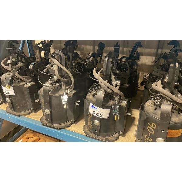 6 ALTMAN LIGHTING 6" PROFESSIONAL STAGE SPOT LIGHTS WITH C-CLAMPS