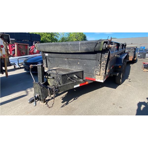 2014 PJ TRAILER TILT DECK TRAILER, BLACK, VIN 2BGP11097E3005485,