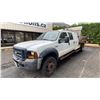 Image 1 : 2006 FORD F550 XL SUPERDUTY, 2DR DUMP TRUCK, WHITE, VIN 1FDAW56Y76EC51330,