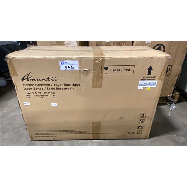 AMANTII TRD-30 ELECTRIC INSERT FIREPLACE *REFURBISHED / RETURN PRODUCT*
