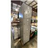 Image 3 : SALSBURY INDUSTRIES GREY METAL 4 DOOR COMMERCIAL STORAGE LOCKER SECTION 18"W X 18"D X 78"H