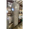 Image 3 : SALSBURY INDUSTRIES GREY METAL 4 DOOR COMMERCIAL STORAGE LOCKER SECTION 18"W X 18"D X 78"H
