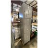 Image 3 : SALSBURY INDUSTRIES GREY METAL 4 DOOR COMMERCIAL STORAGE LOCKER SECTION 18"W X 18"D X 78"H