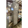 Image 3 : SALSBURY INDUSTRIES GREY METAL 4 DOOR COMMERCIAL STORAGE LOCKER SECTION 18"W X 18"D X 78"H