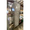 Image 3 : SALSBURY INDUSTRIES GREY METAL 4 DOOR COMMERCIAL STORAGE LOCKER SECTION 18"W X 18"D X 78"H