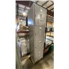 Image 3 : SALSBURY INDUSTRIES GREY METAL 4 DOOR COMMERCIAL STORAGE LOCKER SECTION 18"W X 18"D X 78"H