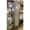 Image 3 : SALSBURY INDUSTRIES GREY METAL 4 DOOR COMMERCIAL STORAGE LOCKER SECTION 18"W X 18"D X 78"H