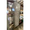 Image 3 : SALSBURY INDUSTRIES GREY METAL 4 DOOR COMMERCIAL STORAGE LOCKER SECTION 18"W X 18"D X 78"H
