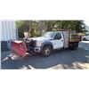Image 1 : 2011 FORD F450 SUPERDUTY, 2DR PLOW TRUCK, WHITE, VIN 1FDUF4HT9BEC23029,