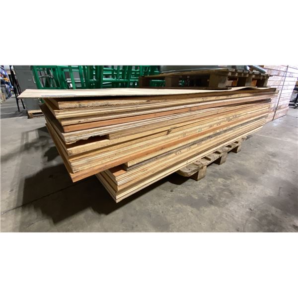 PALLET OF 19 SHEETS OF  4' X 8' GLUE LAMINATE DOUGLAS FIR CONSTRUCTION WOOD *MUST TAKE ALL*