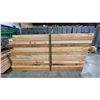 Image 1 : PALLET OF 72 ASSORTED LENGTH 3' X 6' GLUE LAMINATE DOUGLAS FIR CONSTRUCTION WOOD *MUST TAKE ALL*