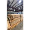 Image 4 : PALLET OF 72 ASSORTED LENGTH 3' X 6' GLUE LAMINATE DOUGLAS FIR CONSTRUCTION WOOD *MUST TAKE ALL*