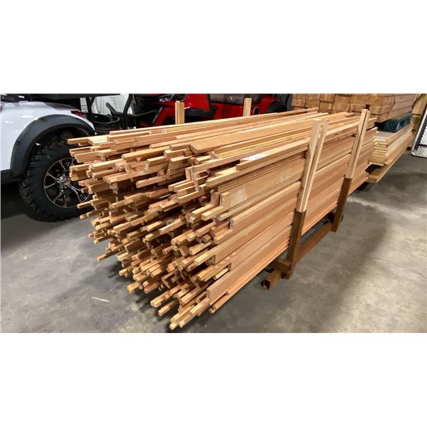 PALLET OF ASSORTED DOUGLAS FIR CONSTRUCTION WOOD TRIM PEICES *MUST TAKE ALL*