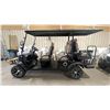 Image 5 : GC42S 6-SEAT ELECTRIC GOLF CART *BLACK* 43KM TOP SPEED, REAR WHEEL DRIVE, 9" MULTIMEDIA SYSTEM,