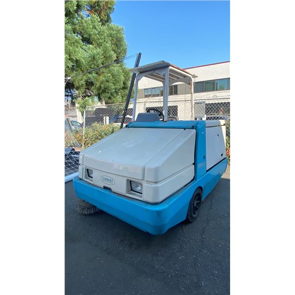 1999 TENNANT 6500 SWEEPER, BLUE/WHITE, VIN 6500-5686,