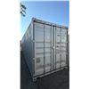 Image 1 : GREY 40' 52,910 LB MAX CAPACITY INDUSTRIAL TRANSPORT CONTAINER WITH 4 DUAL SWING SIDE DOORS DUAL