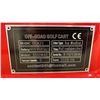 Image 14 : GC42S 6-SEAT ELECTRIC GOLF CART *RED* 43KM TOP SPEED, REAR WHEEL DRIVE, 9" MULTIMEDIA SYSTEM,
