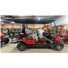 Image 7 : GC42S 6-SEAT ELECTRIC GOLF CART *RED* 43KM TOP SPEED, REAR WHEEL DRIVE, 9" MULTIMEDIA SYSTEM,