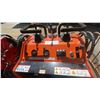 Image 6 : SDLOOL SL36C ORANGE STAND ON GAS POWERED MINI SKID STEER LOADER WITH TRACKS, 13.5 HP, 420CC ENGINE,