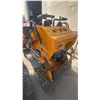 Image 2 : SDLOOL SL360T YELLOW STAND ON GAS POWERED MINI SKID STEER LOADER WITH TRACKS, 13.5 HP, 420CC ENGINE,