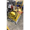 Image 2 : TIDY TANK YELLOW 4-389 INDUSTRIAL GASOLINE STORAGE TANK WITH FILL-RITE 15 GPM 12V ELECTRIC PUMP