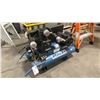 Image 1 : EAGLE 8 GALLON DUAL TANK MOBILE ELECTRIC INDUSTRIAL AIR COMPRESSOR *MISSING PLUG*