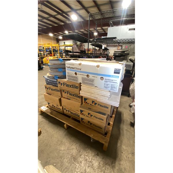 PALLET OF ASSORTED TILE & CULTURED STONE