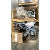Image 2 : ASSORTED PLUMBING FITTINGS, PLASTIC FOLDING TABLE & METAL PANELS