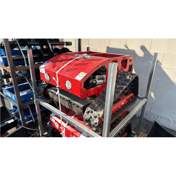 MMS MODEL 800 REMOTE CONTROLLED GAS POWERED LAWN MOWER WITH TRACKS