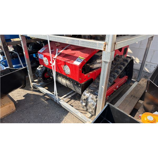 MMS MODEL 800 REMOTE CONTROLLED GAS POWERED LAWN MOWER WITH TRACKS
