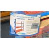 Image 1 : SKLP SK-HJ6 INDUSTRIAL 40' L BLUE / ORANGE 6 SECTION HEAVY DUTY METAL STORAGE SHELVING