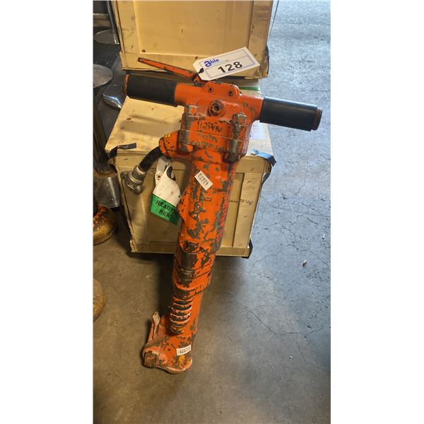 ORANGE HEAVY DUTY INDUSTRIAL HYDRAULIC JACK HAMMER *NO BITS*