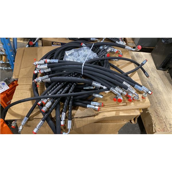 GIYI INDUSTRIAL MINI EXCAVATOR ASSORTED REPLACEMENT HYDRAULIC LINES / CAPS