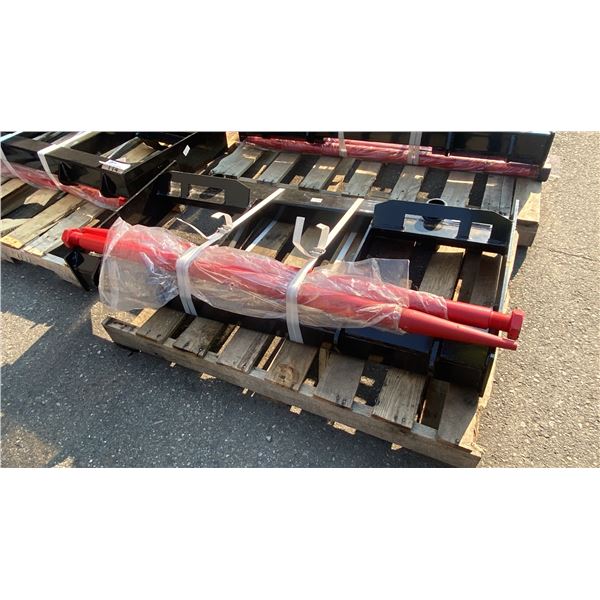 HEAVY DUTY SKID STEER BALE FORK ATTACHMENT SET