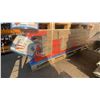 Image 2 : SKLP SK-HJ6 INDUSTRIAL 40' L BLUE / ORANGE 6 SECTION HEAVY DUTY METAL STORAGE SHELVING