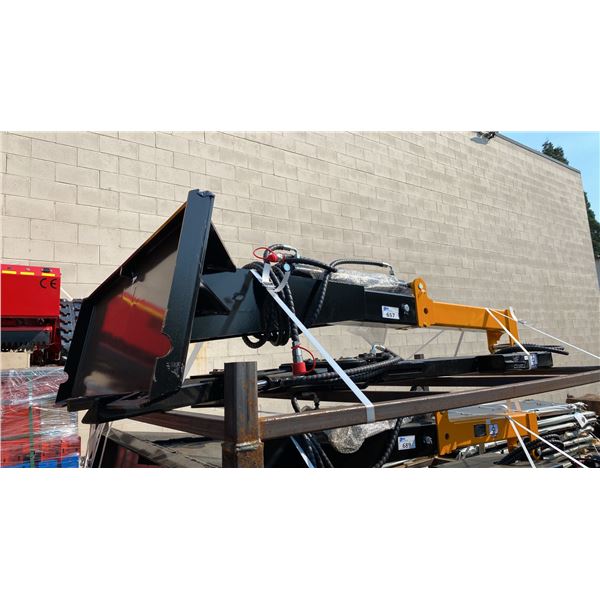 TBS20 SKID STEER SHORT CYLINDER TELESCOPIC BOOM ATTACHMENT- 20" TELESCOPIC DISTANCE, 108" MAX LENGTH