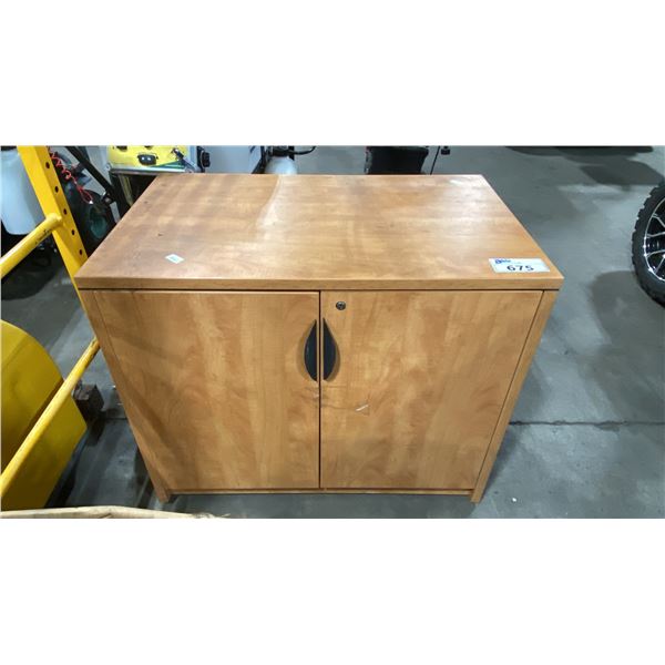 AUTUMN MAPLE 2 DOOR 36"W X 22"D X 29 1/2"H STORAGE CABINET