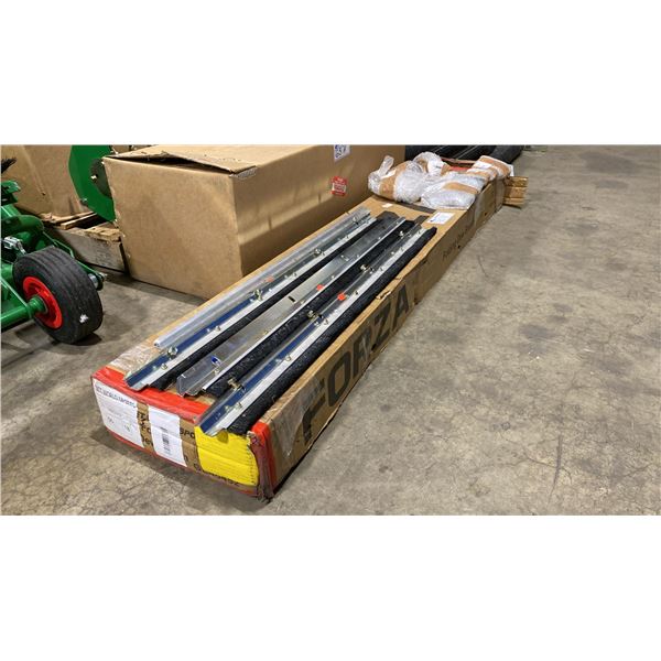 ASSORTED COMMERCIAL MOWER FOLDING DEW BRUSHES, & 2 SETS OF SP22007A ROTARY MOWER BLADES