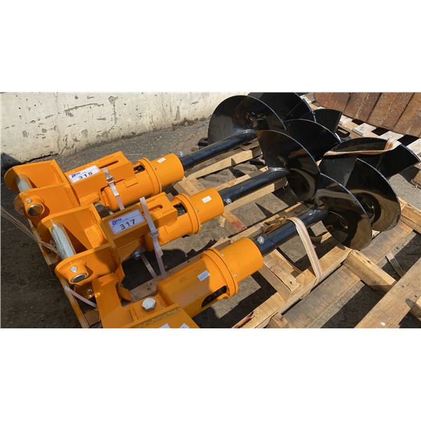 GIYI B-303TZLXZ HEAVY DUTY HYDRAULIC MINI EXCAVATOR AUGER ATTACHMENT *FITS CAT 303 EXCAVATORS*