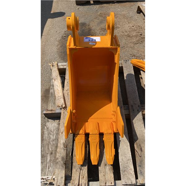 YELLOW HEAVY DUTY 12" MINI EXCAVATOR DIGGING BUCKET *FITS CAT 305 EXCAVATORS*