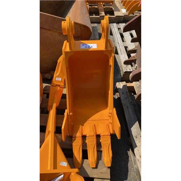 YELLOW HEAVY DUTY 12" MINI EXCAVATOR DIGGING BUCKET *FITS CAT 305 EXCAVATORS*