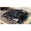Image 1 : PALLET OF ASSORTED INDUSTRIAL BLACK RUBBER HOSES *MUST TAKE ALL ON PALLET*